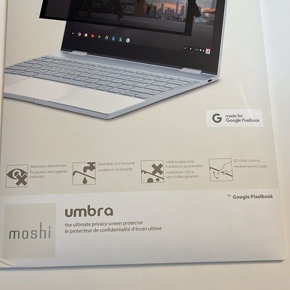 Moshi Umbra Privacy Screen Protector for Google PixelBook - Picture 2 of 4